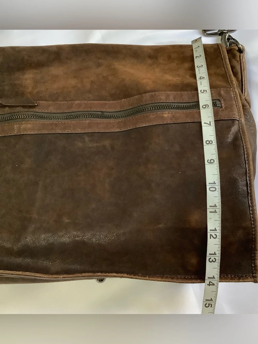 Andrew Marc Vintage brown Leather Laptop Brief Case